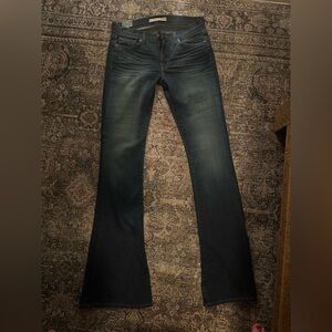 J Brand Dark Blue Flare Jeans